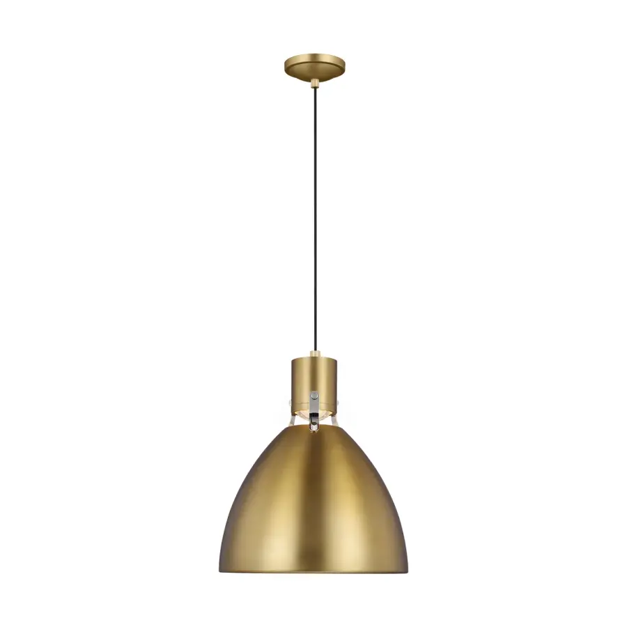 Brynne LED Pendant in Burnished Brass