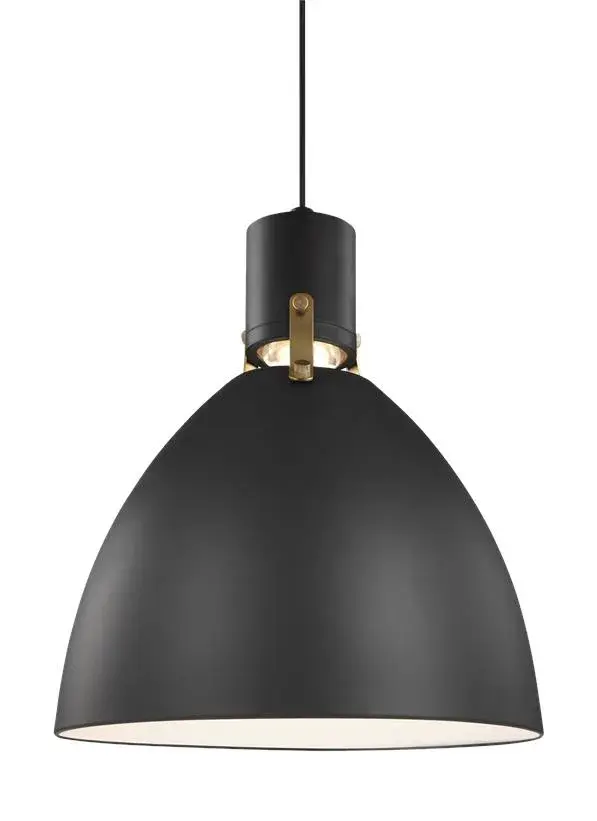 Brynne LED Pendant in Matte Black