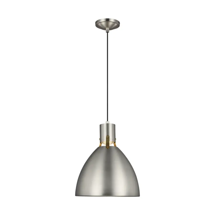 Brynne LED Pendant in Satin Nickel
