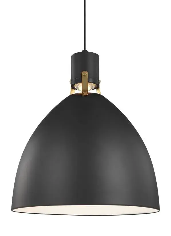 Brynne LED Pendant in Matte Black