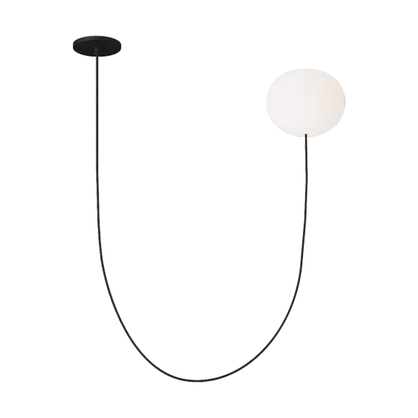 Sleek Single-Light Pendant with Warm, Diffused Glow - Image 2