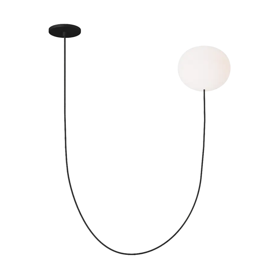 Sleek Single-Light Pendant with Warm, Diffused Glow - Image 2