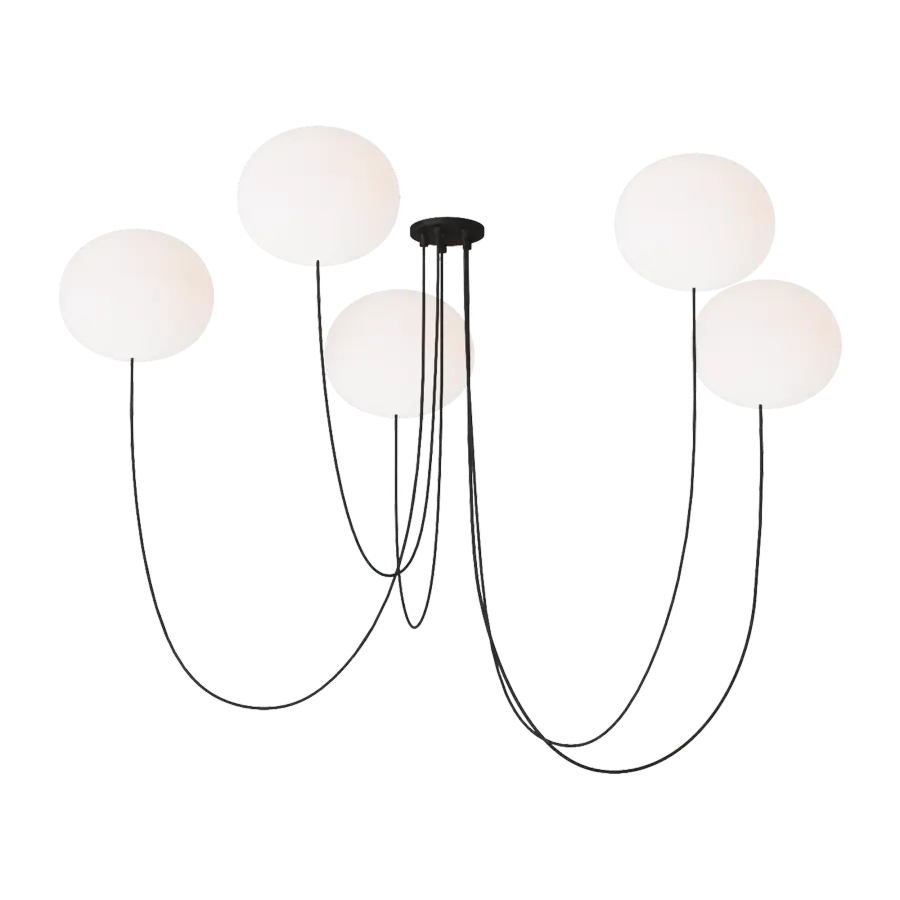 Bold Contemporary Statement Piece with Warm Integrated LED Lighting - Image 2