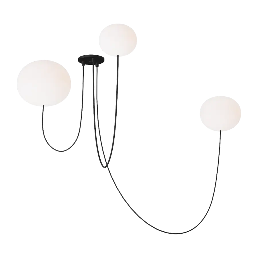 Sleek Modern Array with Warm Integrated LED and Opal Glass Diffusion - Image 2