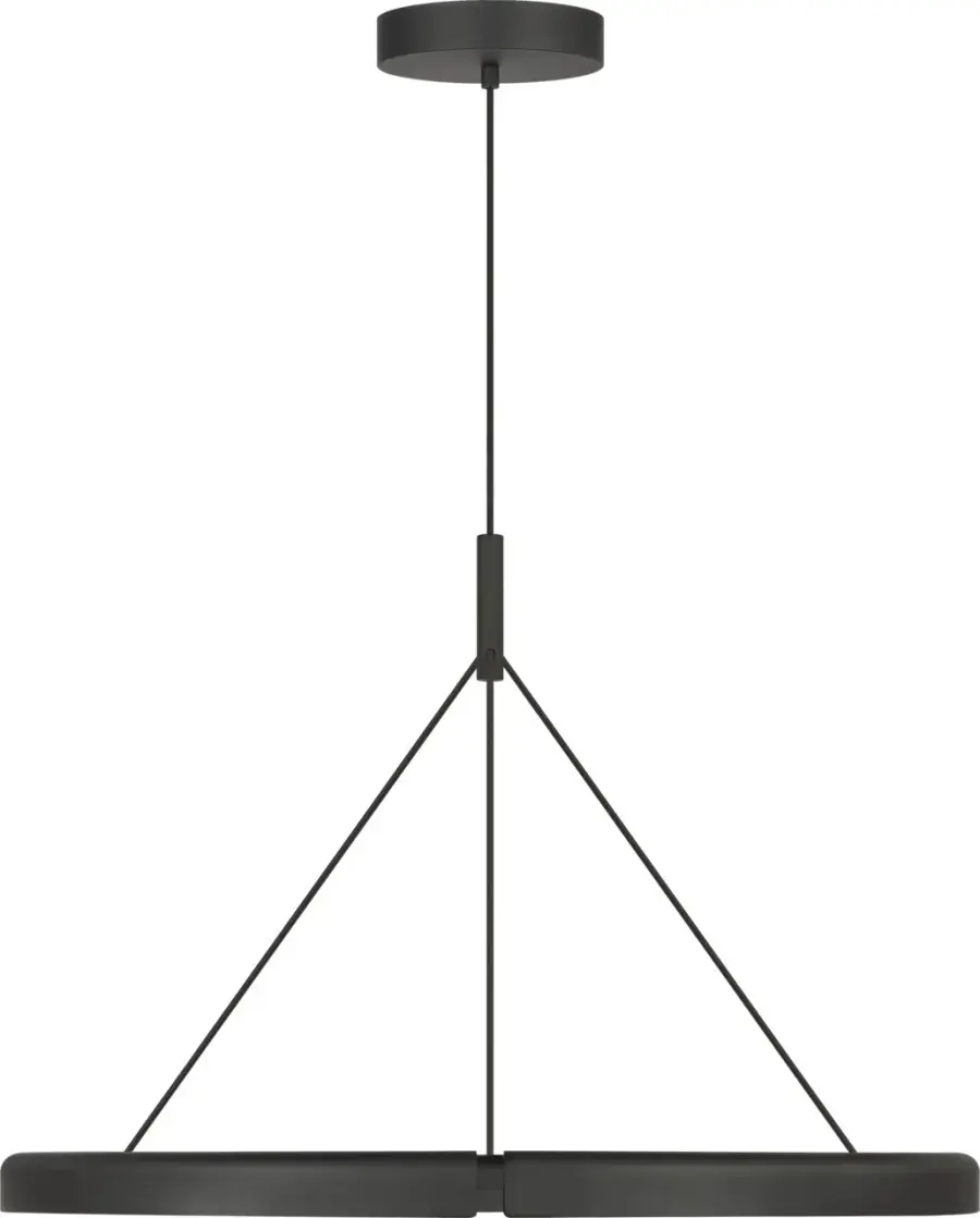 Cloak 30 Chandelier in Nightshade Black - Image 2