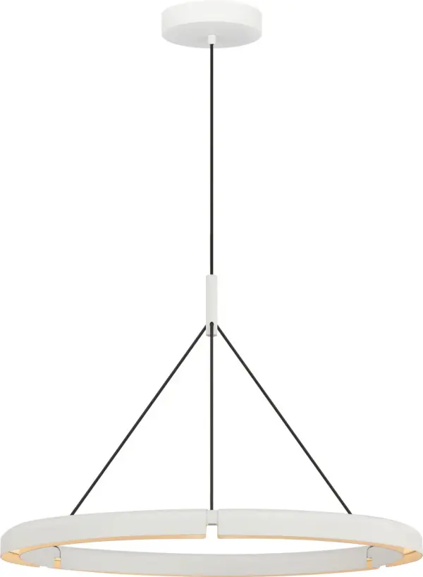 The Cloak 30 Chandelier by Peter Bristol combines architectural elegance with functional lighting. Its folded metal design conceals the light source for precision illumination without glare, making it perfect for intimate dining spaces and bedrooms.