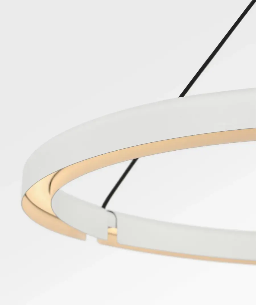 Cloak 30 Chandelier in Matte White - Image 2