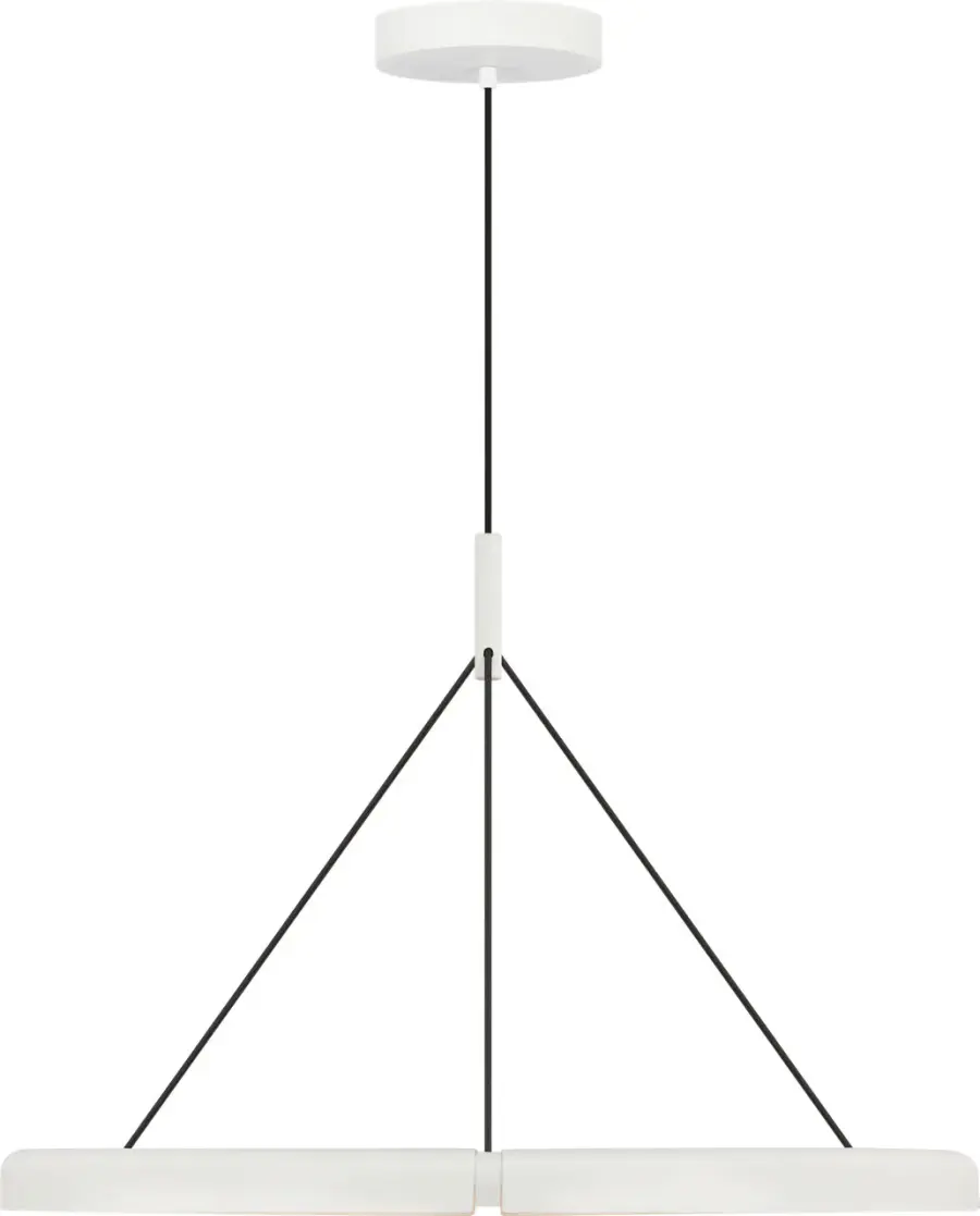 Cloak 30 Chandelier in Matte White - Image 3