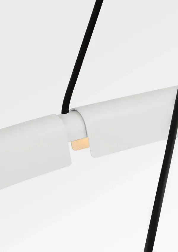 Cloak 30 Chandelier in Matte White - Image 4
