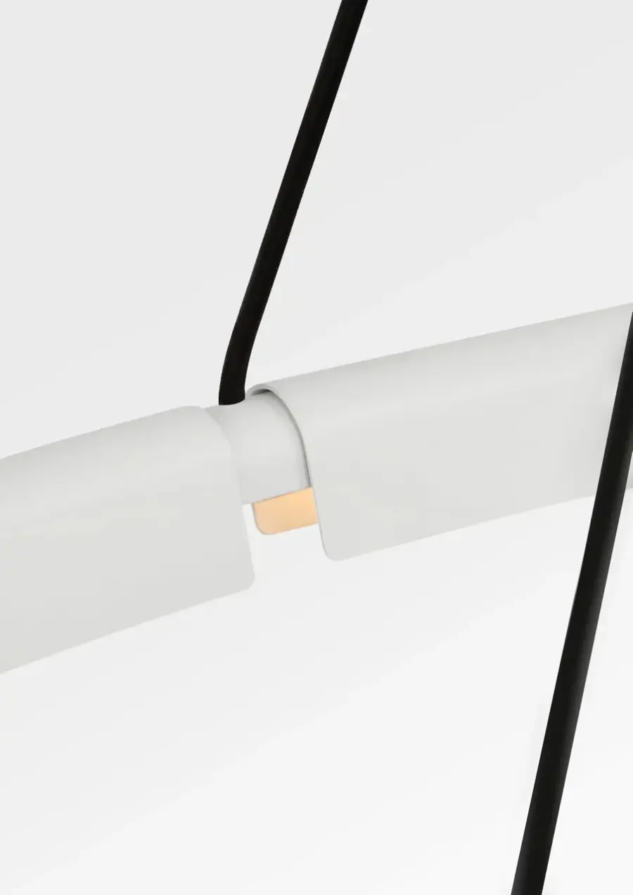 Cloak 30 Chandelier in Matte White - Image 4