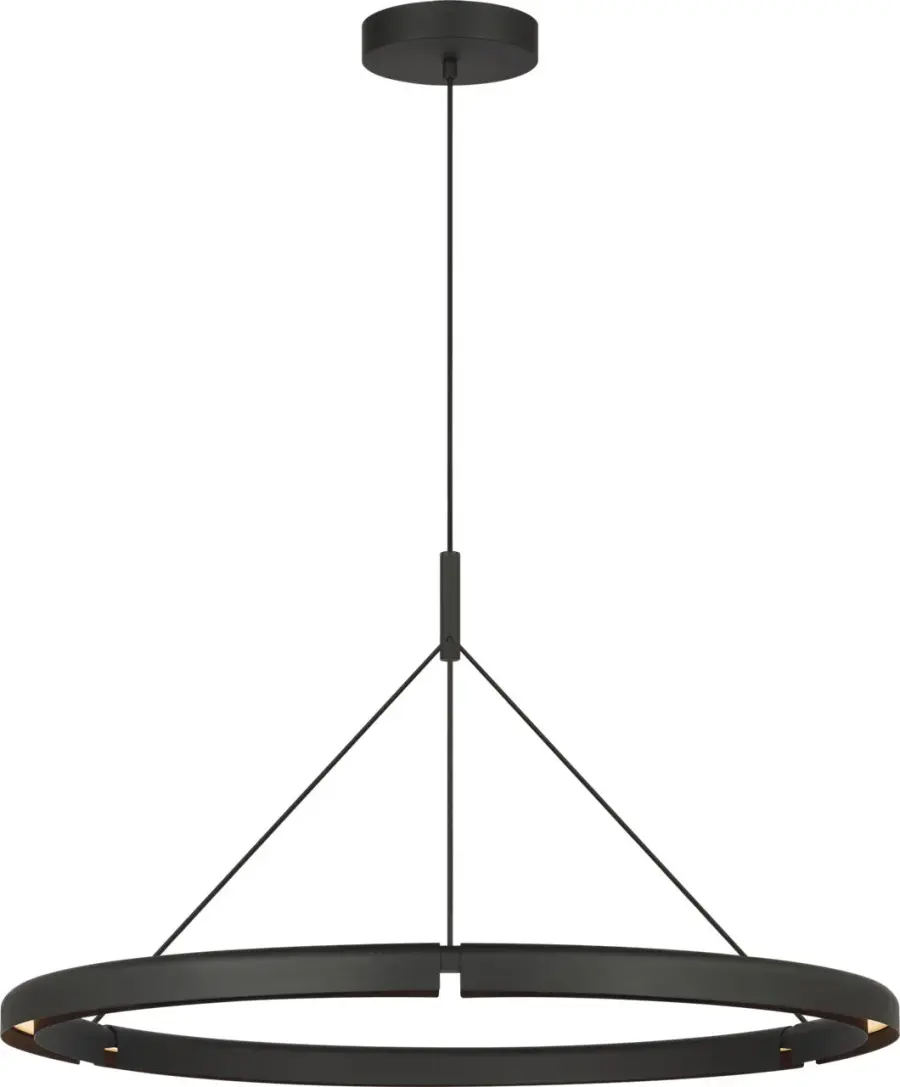 Cloak 36" Chandelier in Nightshade Black - Image 1