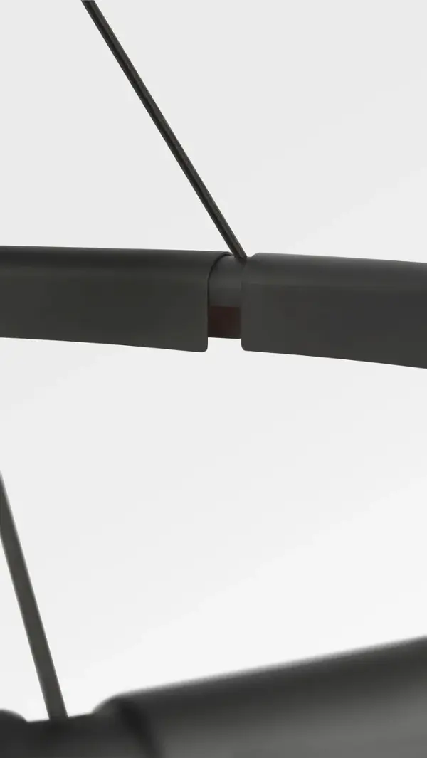 Cloak 36" Chandelier in Nightshade Black - Image 4
