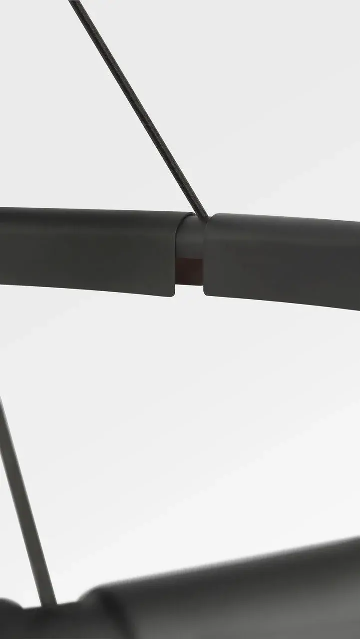 Cloak 36" Chandelier in Nightshade Black - Image 4