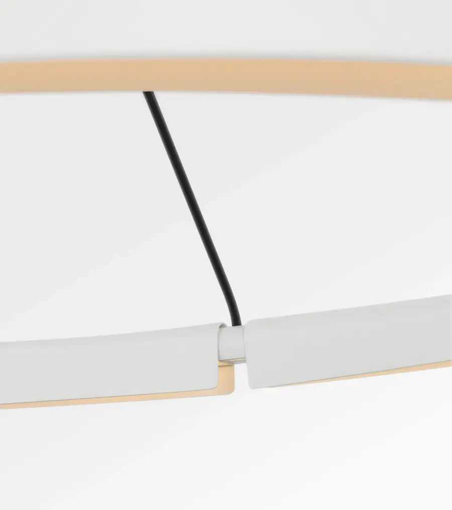 Cloak 36" Chandelier in Matte White - Image 2