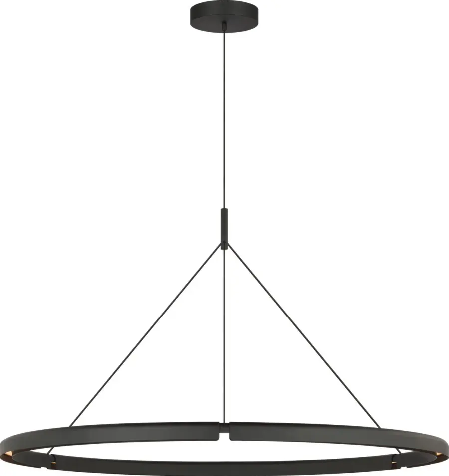 Cloak 48" Chandelier in Nightshade Black - Image 1