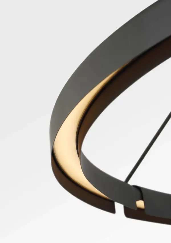 Cloak 48" Chandelier in Nightshade Black - Image 3