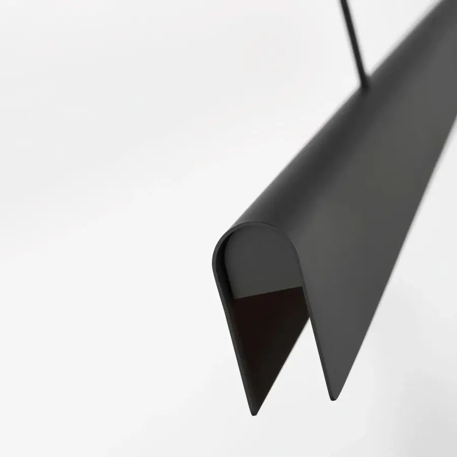 Cloak 60 Linear Chandelier in Nightshade Black - Image 2