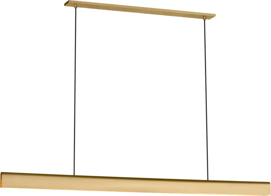 Cloak 60 Linear Chandelier in Hand-Rubbed Antique Brass - Image 1