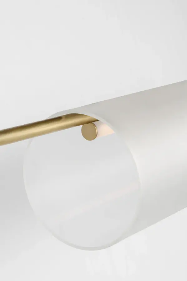Trace 72" Single Linear Chandelier in Hand-Rubbed Antique Brass - Image 3