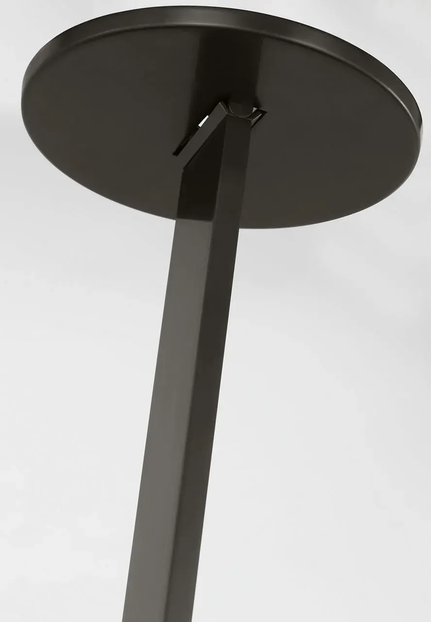 Cymbal Large Pendant in Dark Bronze and Natural Brass - Image 4