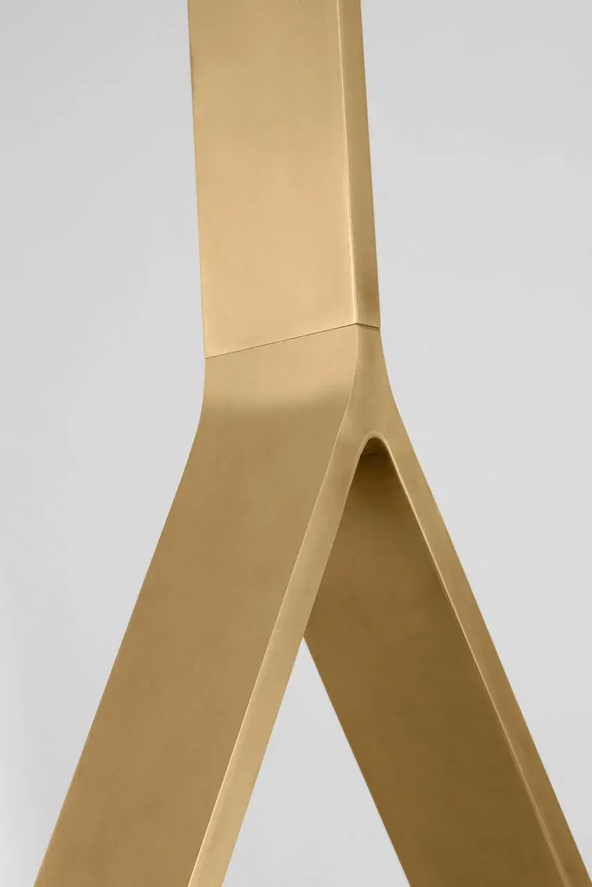 Cymbal Large Pendant in Natural Brass - Image 3