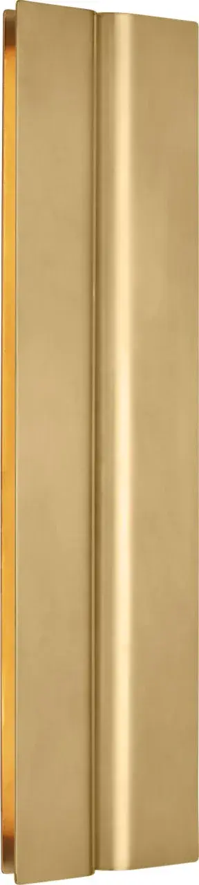 Cloak 18" Vanity Light in Hand-Rubbed Antique Brass - Image 1