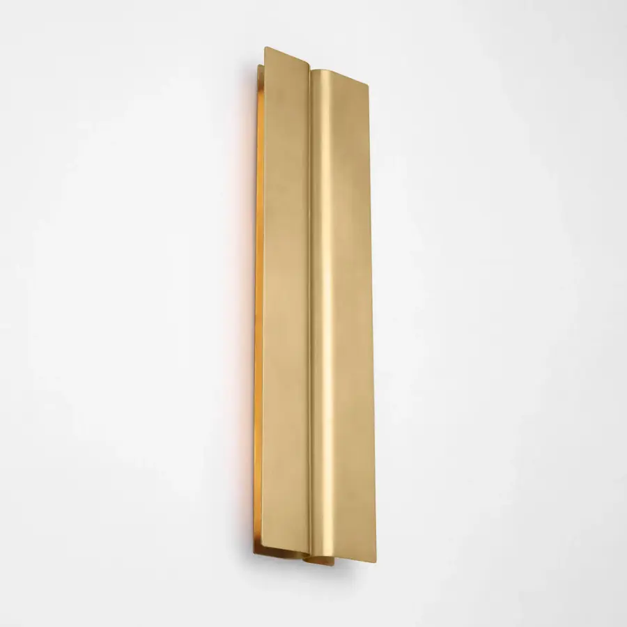 Cloak 18" Vanity Light in Hand-Rubbed Antique Brass - Image 5