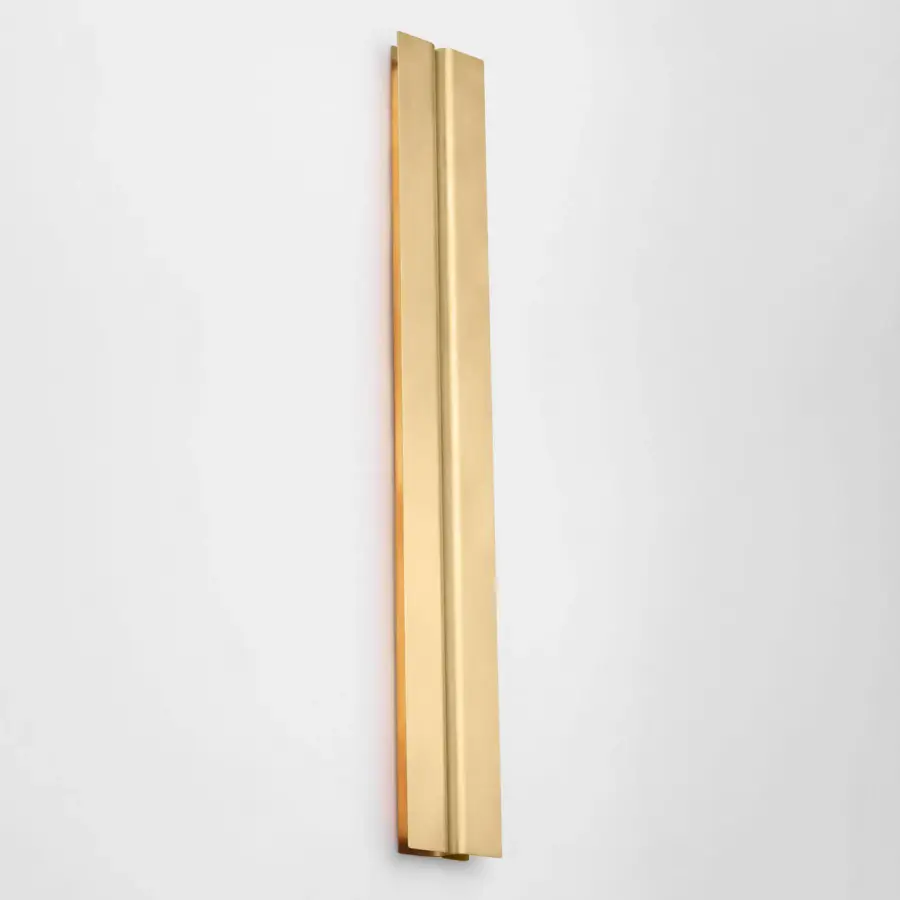 Cloak 36" Vanity Light in Hand-Rubbed Antique Brass - Image 3