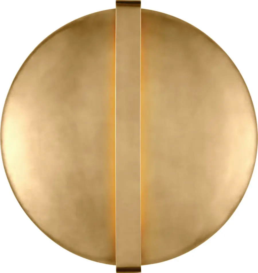 Cymbal Large Sconce in Natural Brass - Image 1