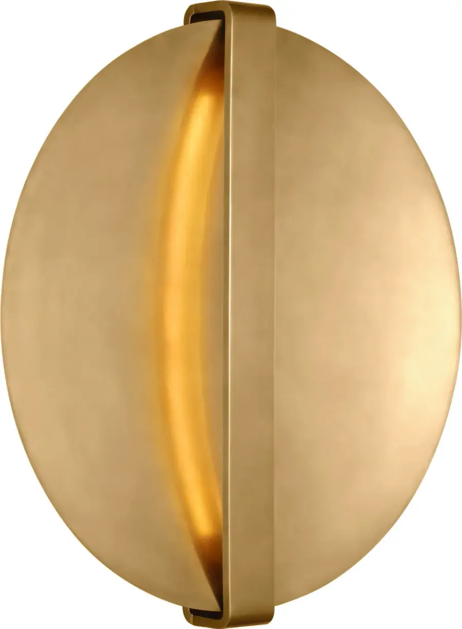Cymbal Large Sconce in Natural Brass - Image 2