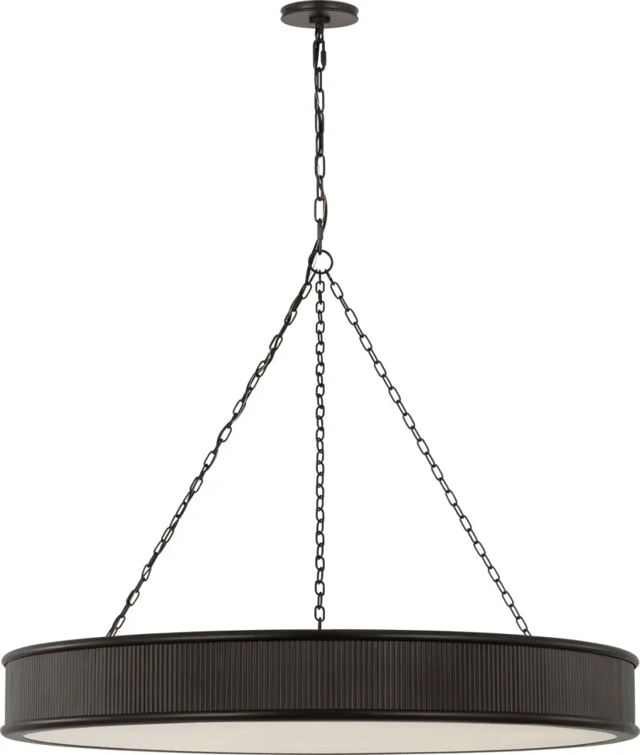 Ritz 36" Chandelier in Aged Iron - Image 2