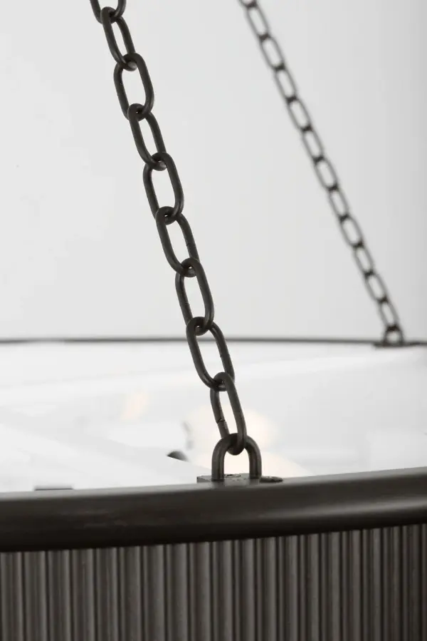 Ritz 36" Chandelier in Aged Iron - Image 3