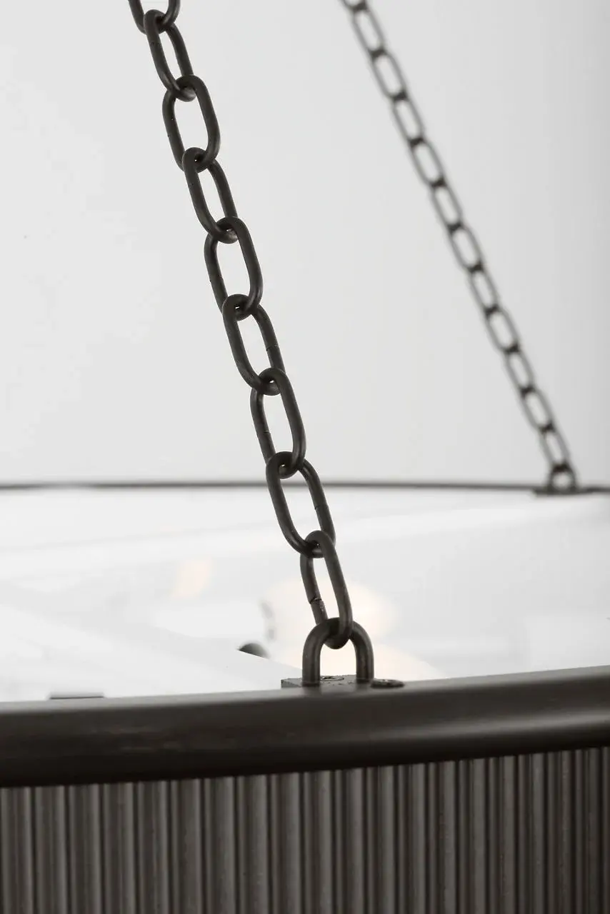 Ritz 36" Chandelier in Aged Iron - Image 3