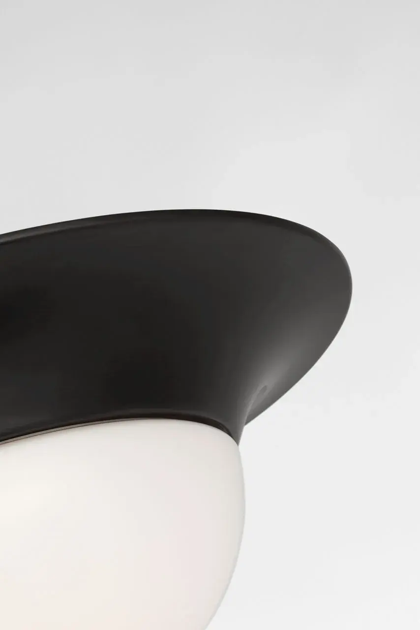 Elegant French-Inspired Flush Mount with Timeless Bronze Finish - Image 2