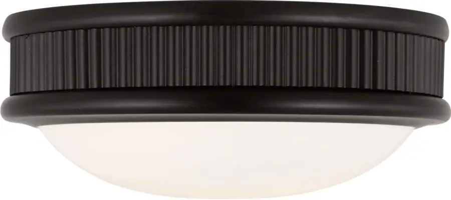 Ritz 8" Flush Mount in Aged Iron - Image 1