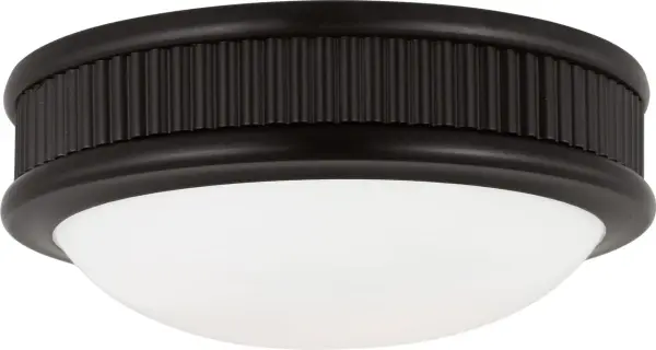 Ritz 8" Flush Mount in Aged Iron - Image 2