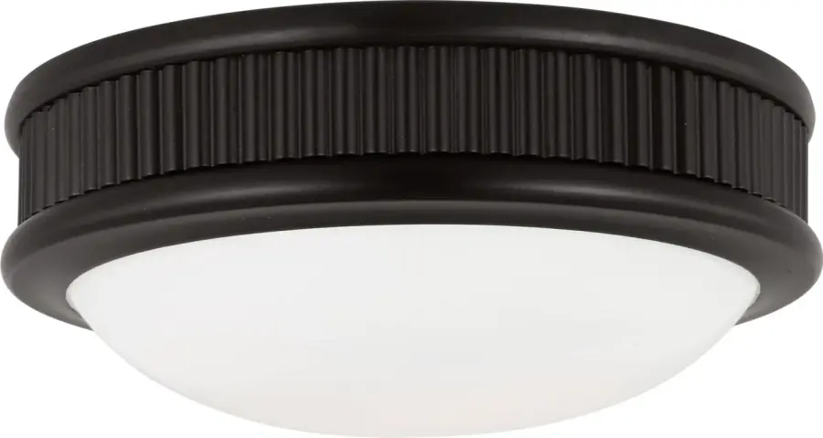 Ritz 8" Flush Mount in Aged Iron - Image 2