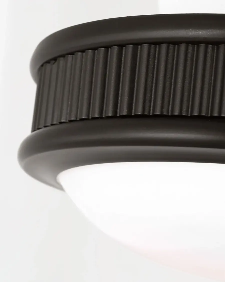Ritz 8" Flush Mount in Aged Iron - Image 4