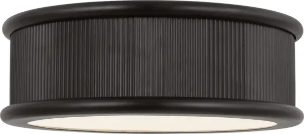 Ritz 18" Flush Mount in Aged Iron - Image 2