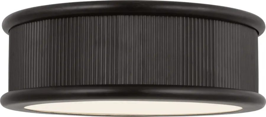 Ritz 18" Flush Mount in Aged Iron - Image 2