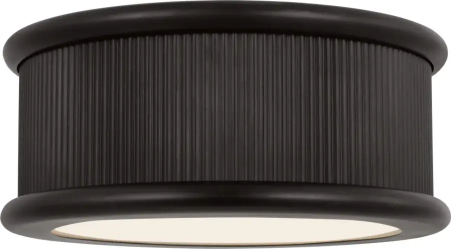 Ritz 14" Flush Mount in Aged Iron - Image 1
