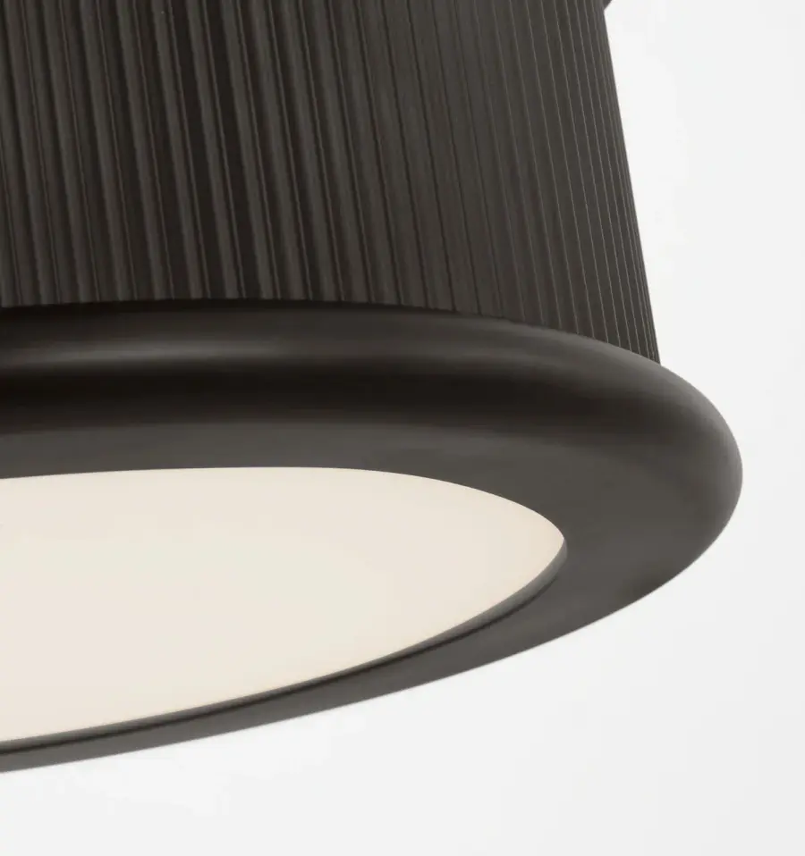 Ritz 14" Flush Mount in Aged Iron - Image 3