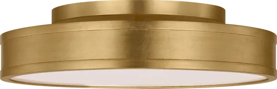 Dupont 16" Round Semi Flush in Gild - Image 1