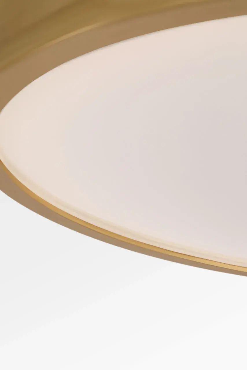 Dupont 16" Round Semi Flush in Gild - Image 3
