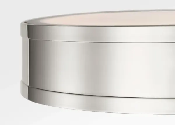 Dupont 12" Round Semi Flush in Polished Nickel - Image 3