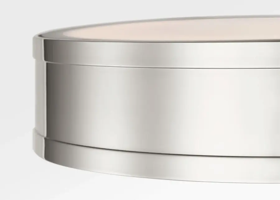 Dupont 12" Round Semi Flush in Polished Nickel - Image 3
