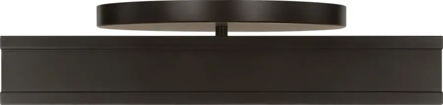 Dupont 16" Square Semi Flush Mount in Aged Iron - Image 2