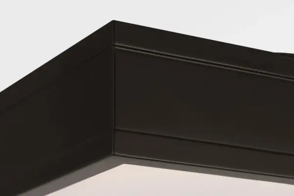 Dupont 16" Square Semi Flush Mount in Aged Iron - Image 4