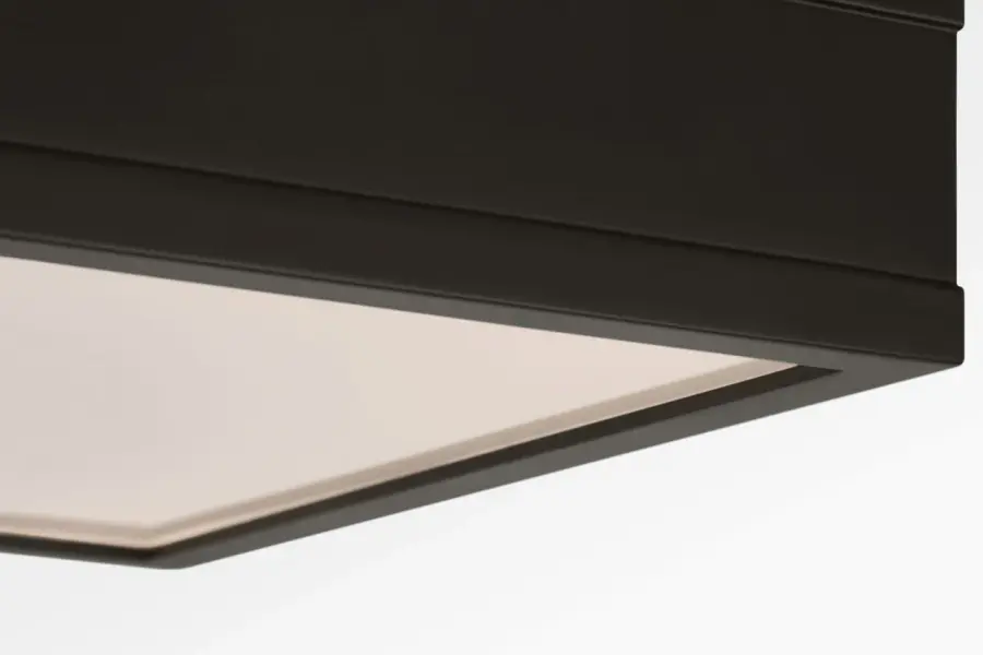 Dupont 12" Square Semi Flush in Aged Iron - Image 3