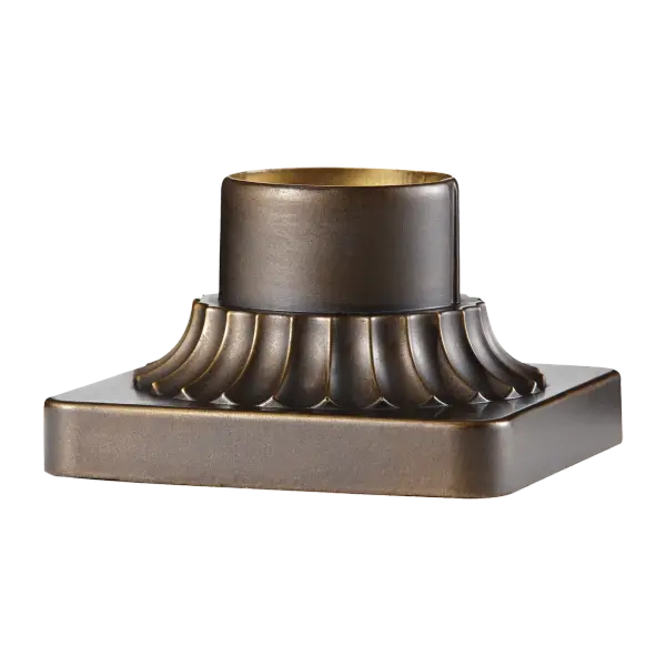 This versatile pier mount fixture adds sophisticated outdoor lighting to columns, posts, and pillars. The Astral Bronze finish provides durability and timeless appeal for exterior applications.